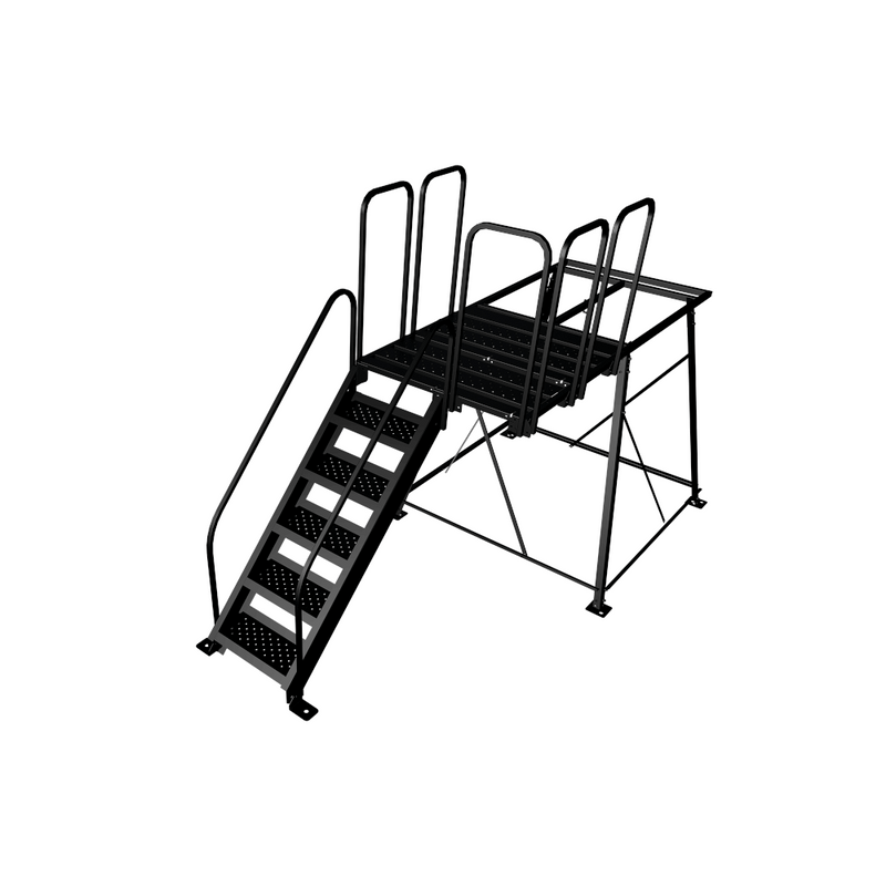 Redneck Outdoors 5' Deluxe Stand w/ Porch Extension & Stairway