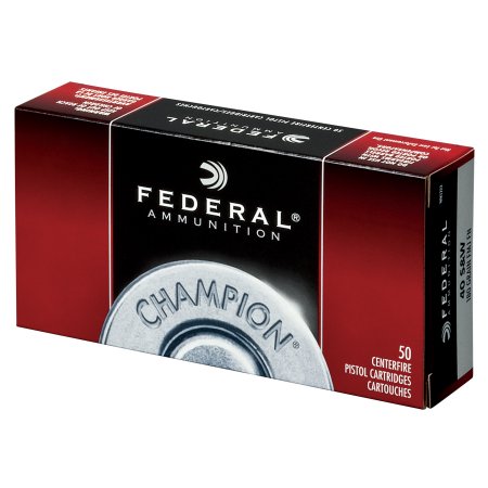 Federal Champion Training .40 S&W Ammo 50 Rounds