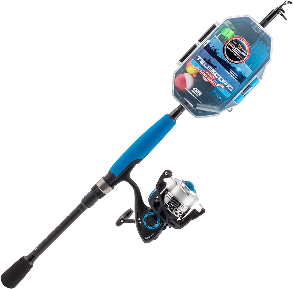 READY 2 FISH TELESCOPIC SPIN COMBO W/TACKLE KIT