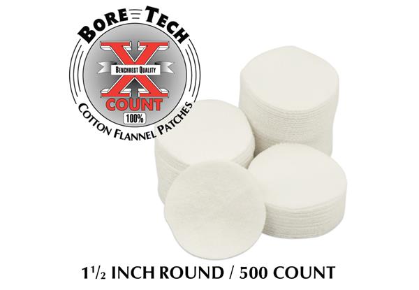 Bore Tech PATCH 1 1/2" ROUND - 500/BAG