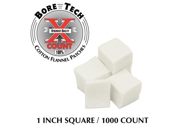 Bore Tech PATCH 1" SQUARE - 1000/BAG