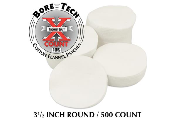 Bore Tech PATCH 3 1/2" ROUND - 500/BAG