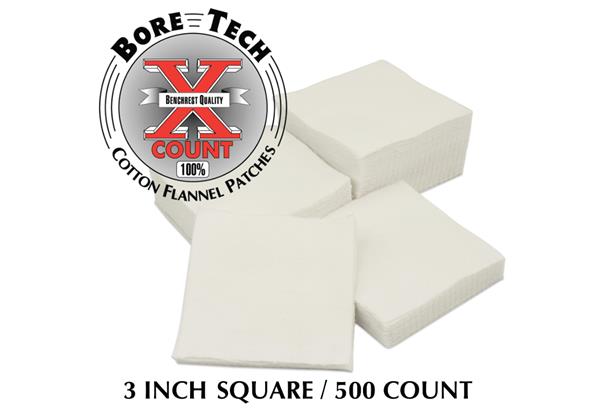 Bore Tech PATCH 3" SQUARE - 500/BAG