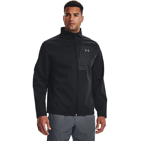 Men's Under Armour ColdGear Infrared Shield Softshell Jacket, Size: XL, Black