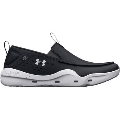 Under Armour Micro G Kilchis Slip-on RCVR Water Shoes Synthetic Men's, Black/Black/White