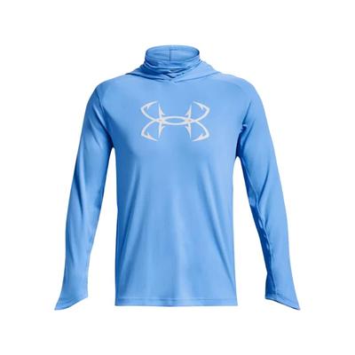 Under Armour Men's Iso-Chill Ninja Hook Hoodie, Carolina Blue/Halo Gray SKU - 748159