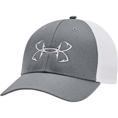 Under Armour Fish Hunter Hat, Pitch Gray/White/Mod Gray SKU - 602085