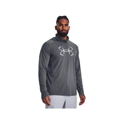 Under Armour Men's Iso-Chill Ninja Hook Hoodie, Pitch Gray/Mod Gray SKU - 563409