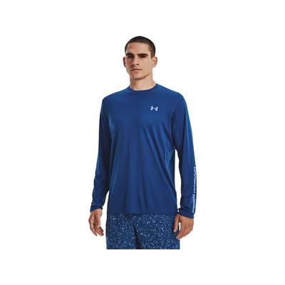 Under Armour Men's Drift Tide Knit Long Sleeve Shirt, Blue Mirage/Carolina Blue