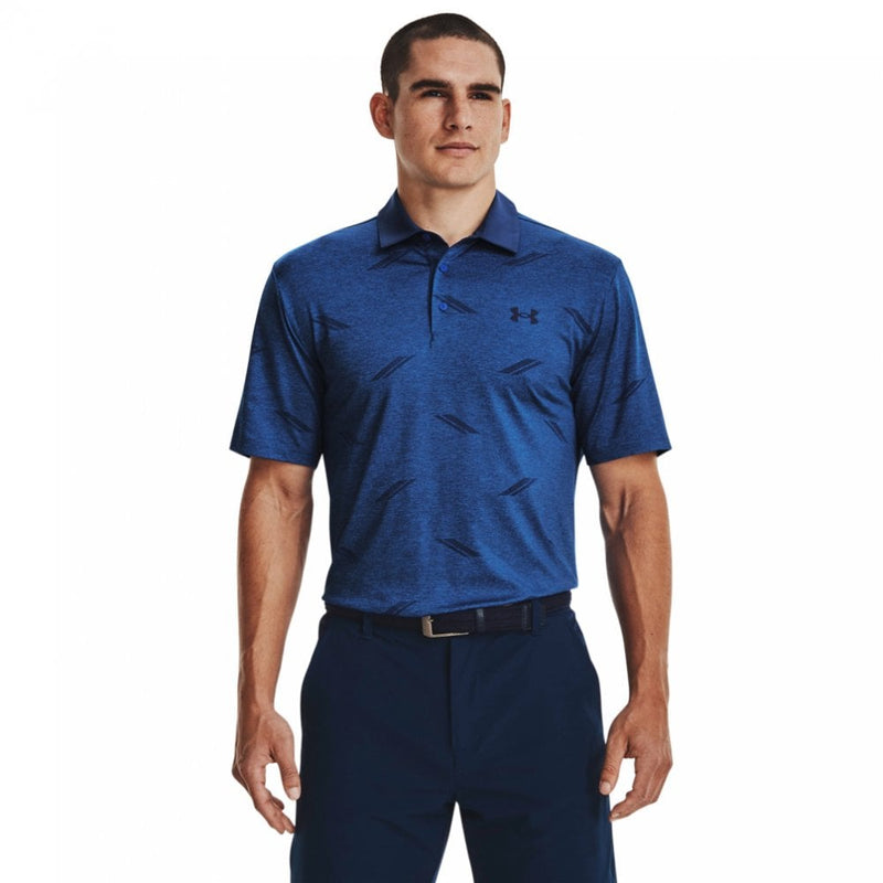 Under Armour Playoff Deuces Jacq Polo Blue Mirage-Navy S