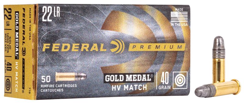 Federal 22 Rf 40GR Target Per/box