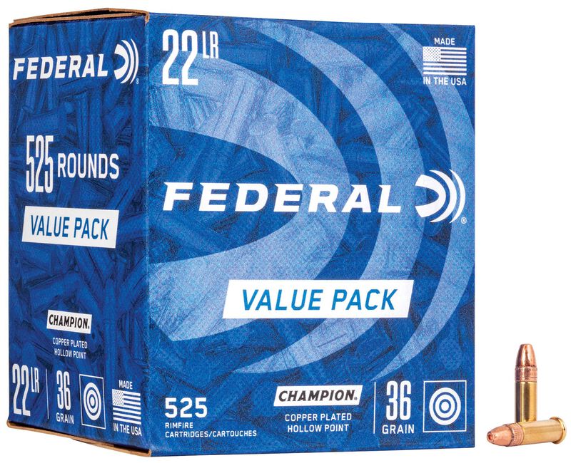Federal 22 LR 36GR HV 525 Rd Bulk Pack