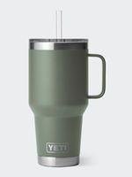 YETI Rambler 35 Oz (1035ml) Mug with Straw Lid in Camp Green