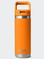 YETI Rambler Straw Bottle King Crab Orange