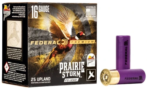 Federal Prairie Storm 16GA 2 3/4" 1-1/4 Oz #6 Fs Lead