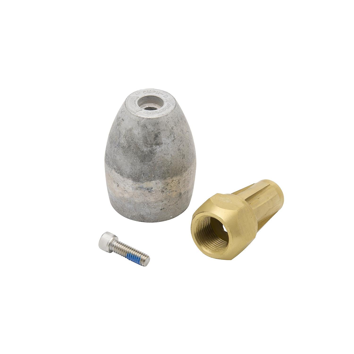 Quicksilver 809666A03 Aluminum Prop Nut Anode for Select MerCruiser Bravo Three Drives