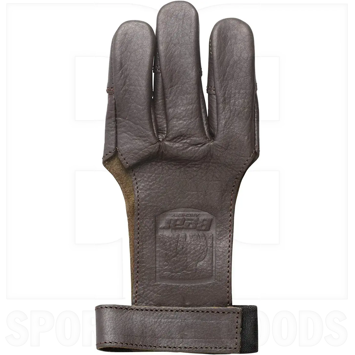 Bear Archery Leather 3 Finger Shooting Glove - Large