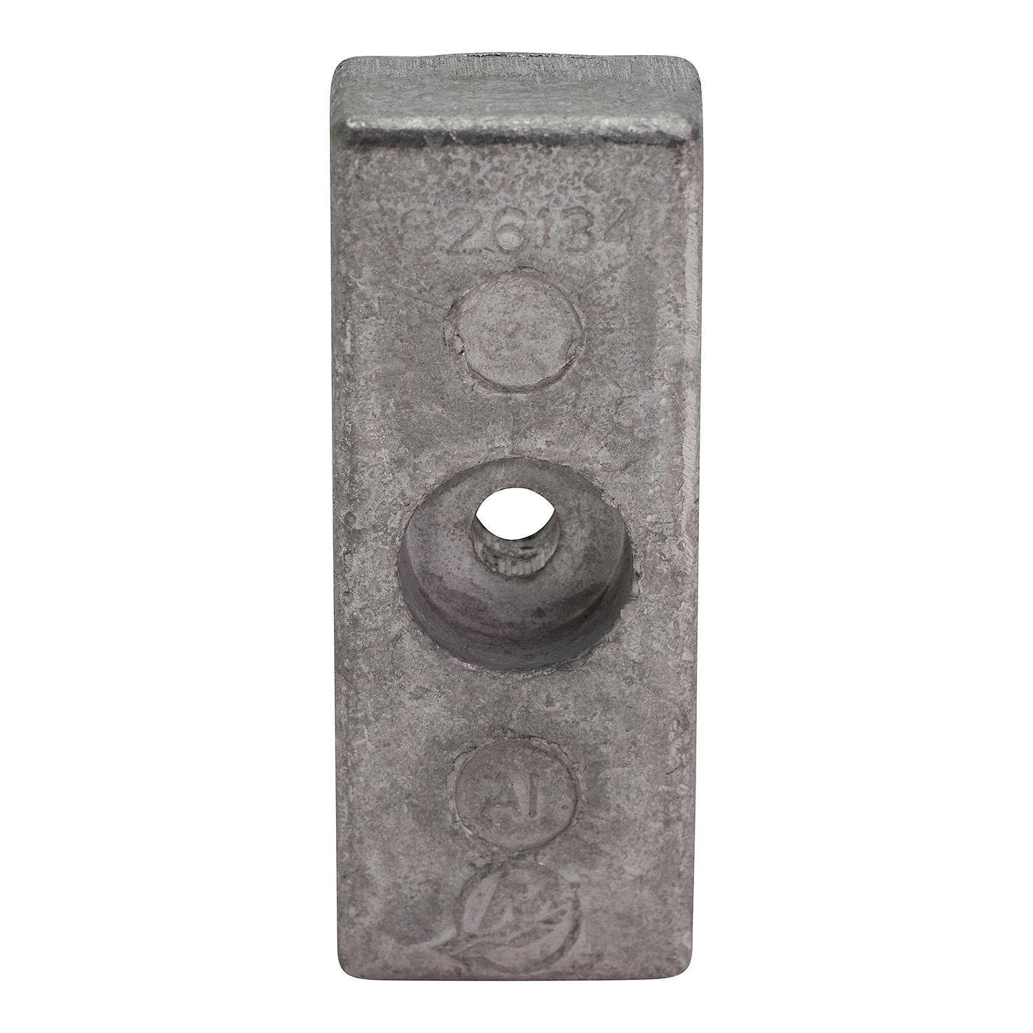 Quicksilver 826134Q Side Pocket Aluminum Anode for Mercury Mariner and Force Outboards