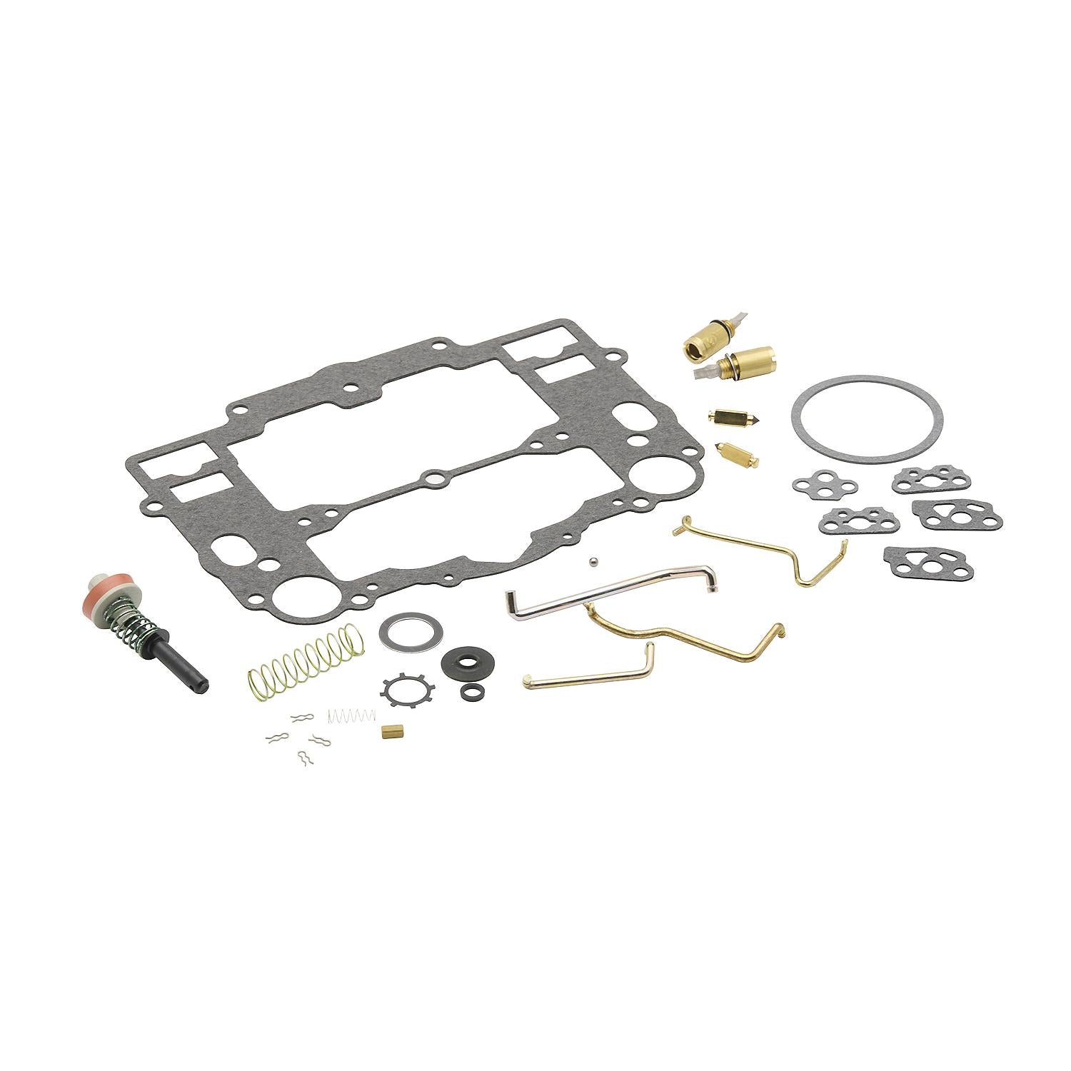 Quicksilver 8M0120197 Weber 4 Barrel Carburetor Repair Kit for 1996-2002 MerCruiser 4.3LH and LXH