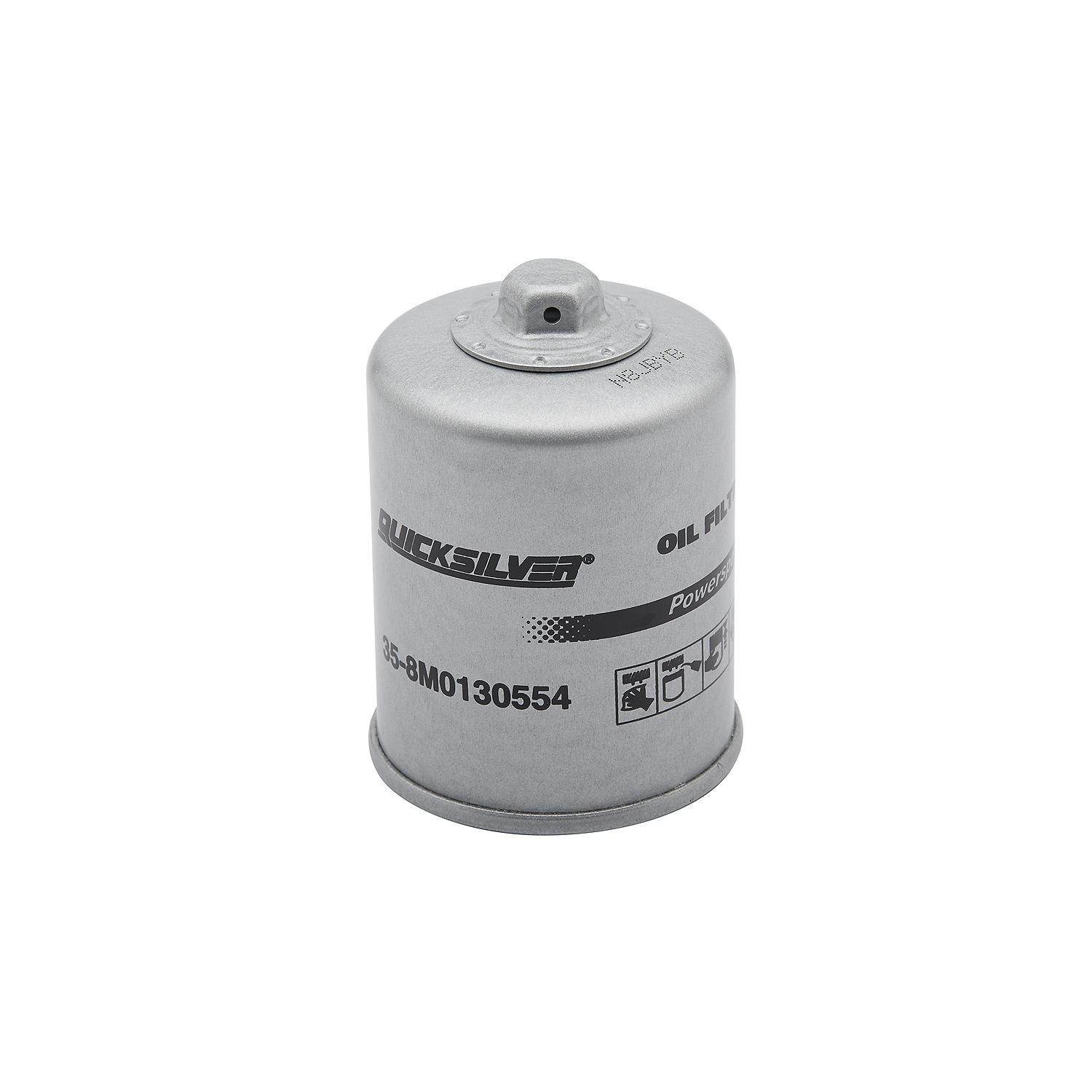 Quicksilver 8M0130554 Oil Filter for Polaris, Victory, and Indian ATVs, UTVs, and Motorcycles