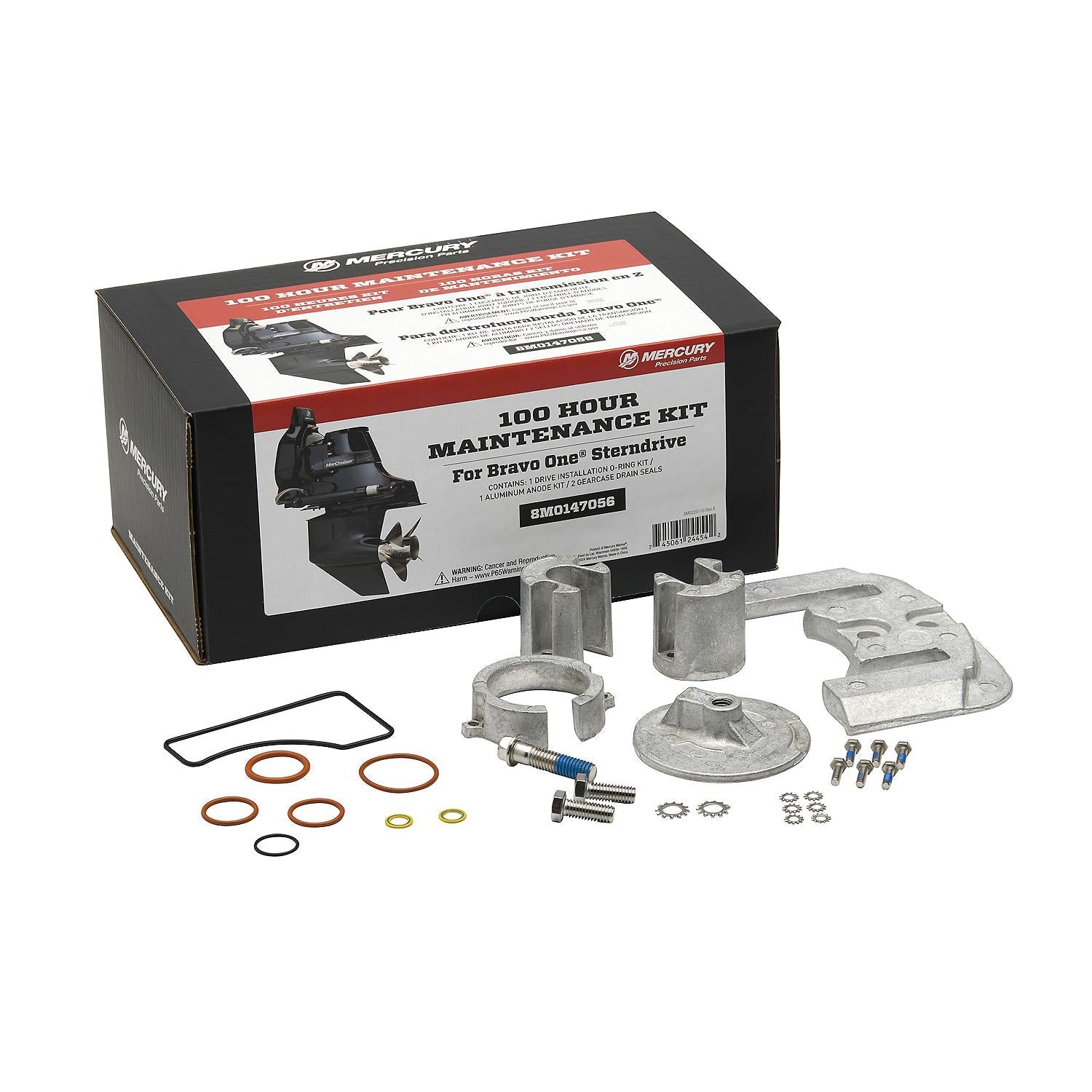 Mercury 8M0147056 MerCruiser Bravo One Sterndrive 100 Hour Maintenance Kit