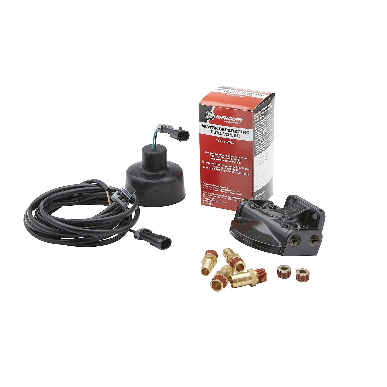 Mercury 8M0166540 Water Separating Fuel Filter for Mercury Racing 450R and 500R and Mercury V12 Outboards