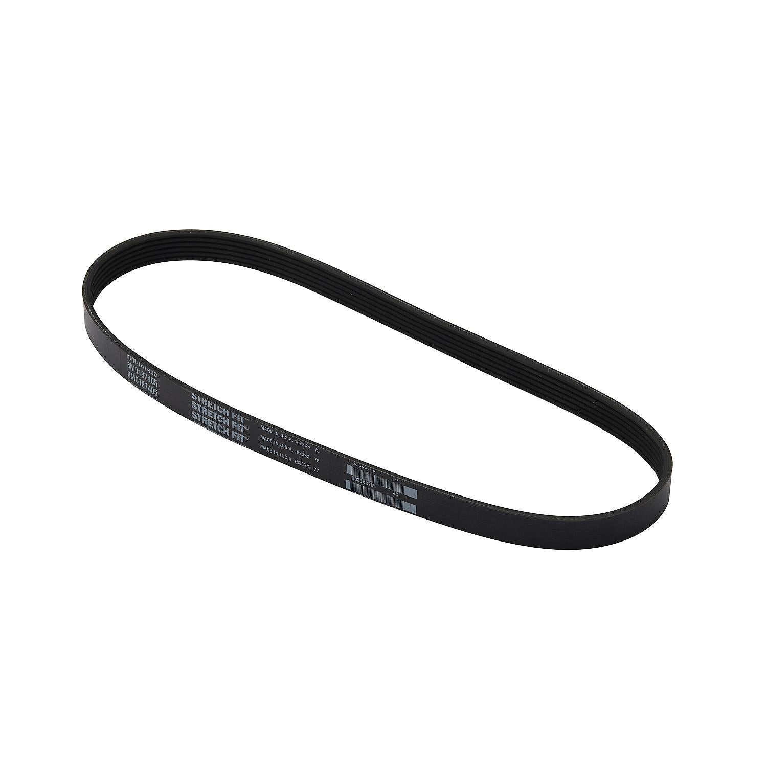 Mercury 8M0207416 48-Volt Alternator Belt for Mercury 5.7L V10 and 7.6L V12 Outboards