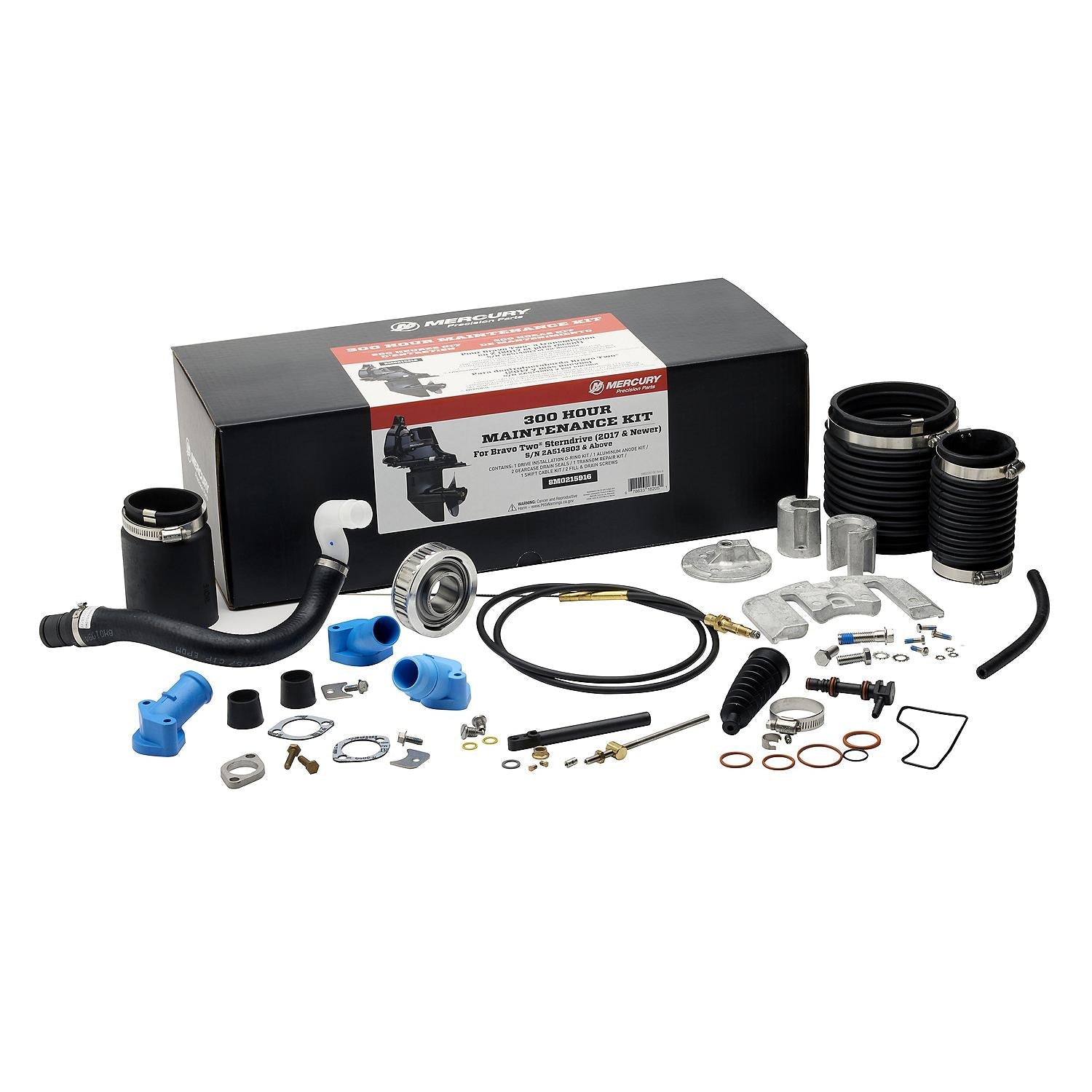 Mercury 8M0215916 MerCruiser Bravo Two Sterndrive 300 Hour Maintenance Kit