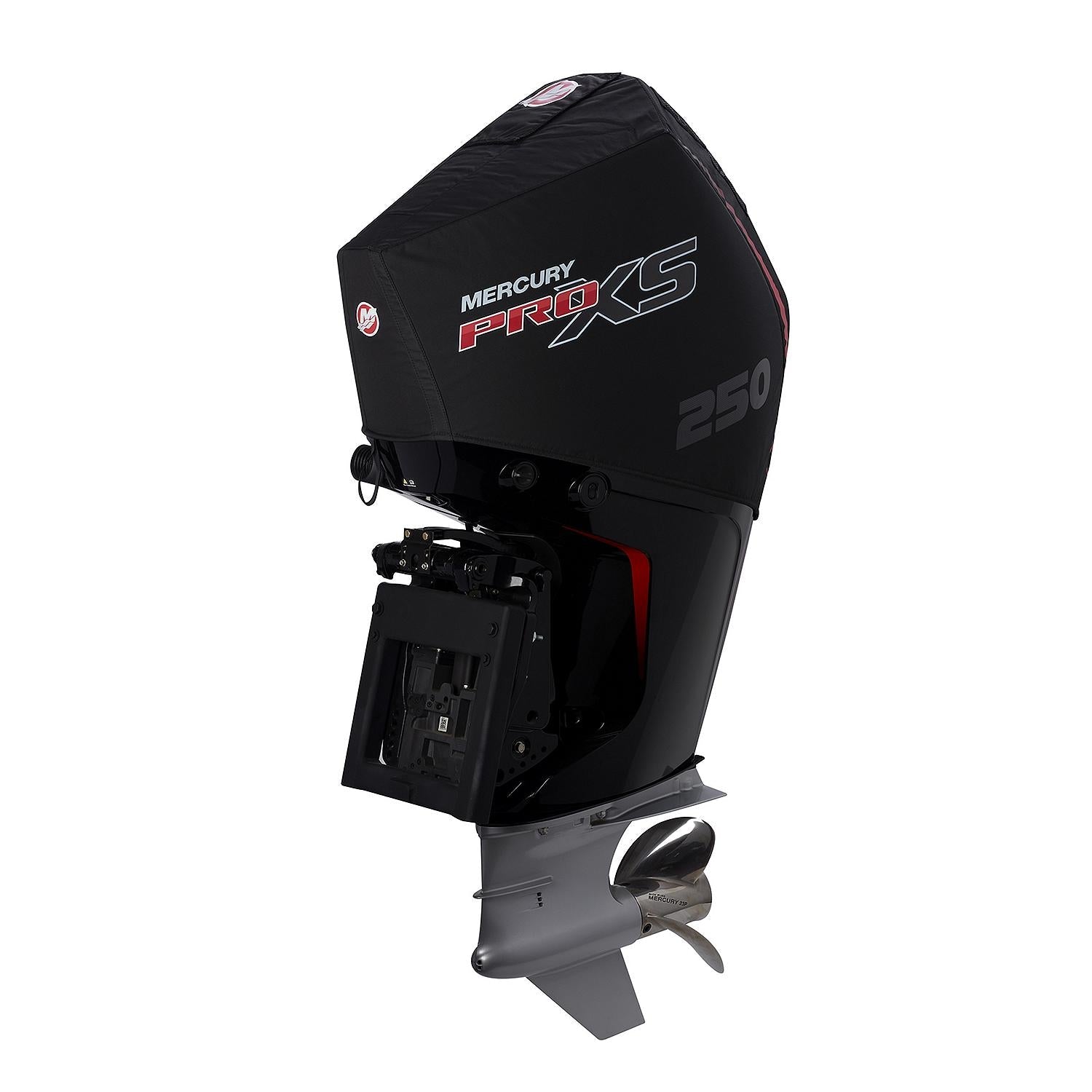 Mercury Vented Splash Cover for 4.6L V8 250hp Pro XS Outboard Engines, Black