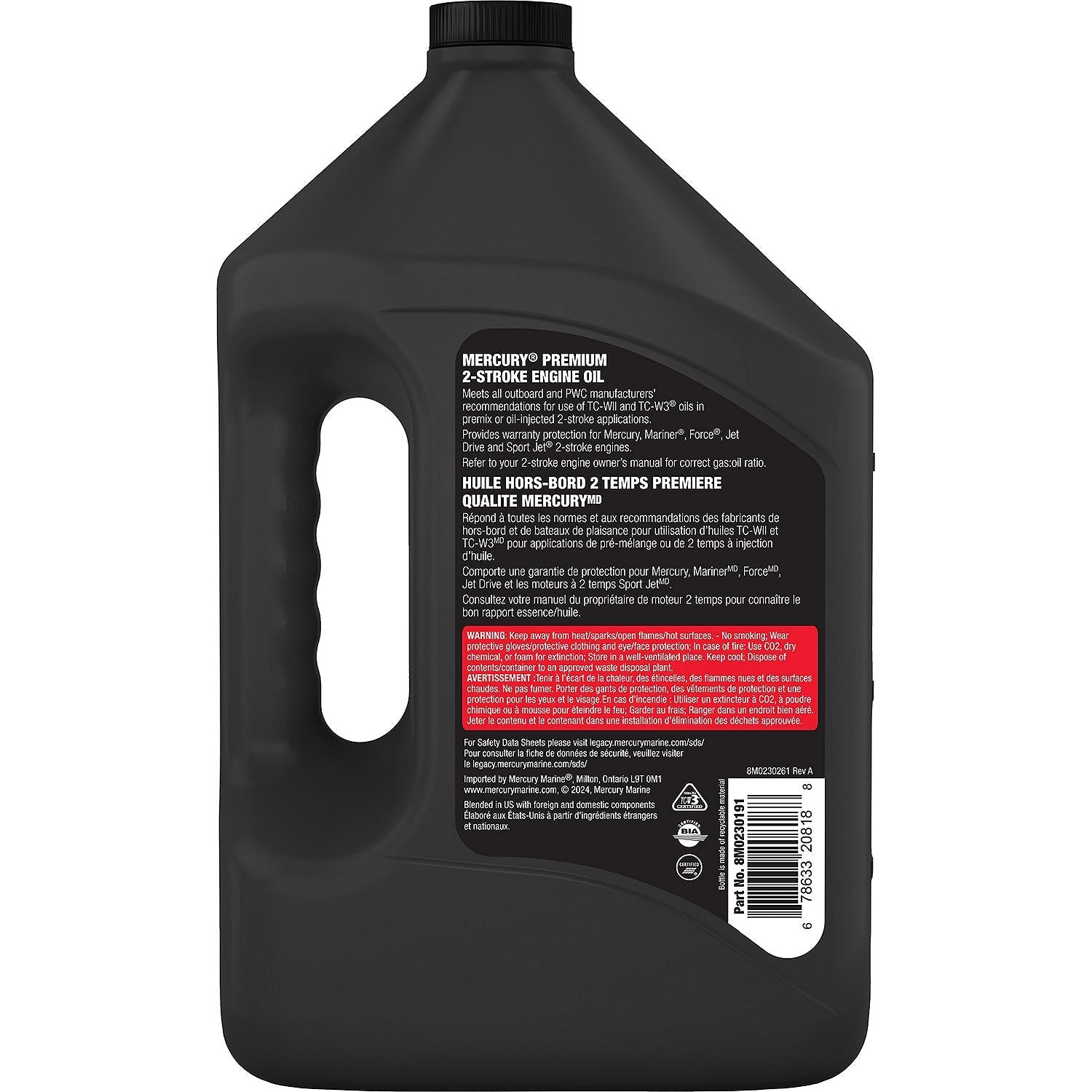 Mercury 2-Stroke Premium Engine Oil , 1 Gallon