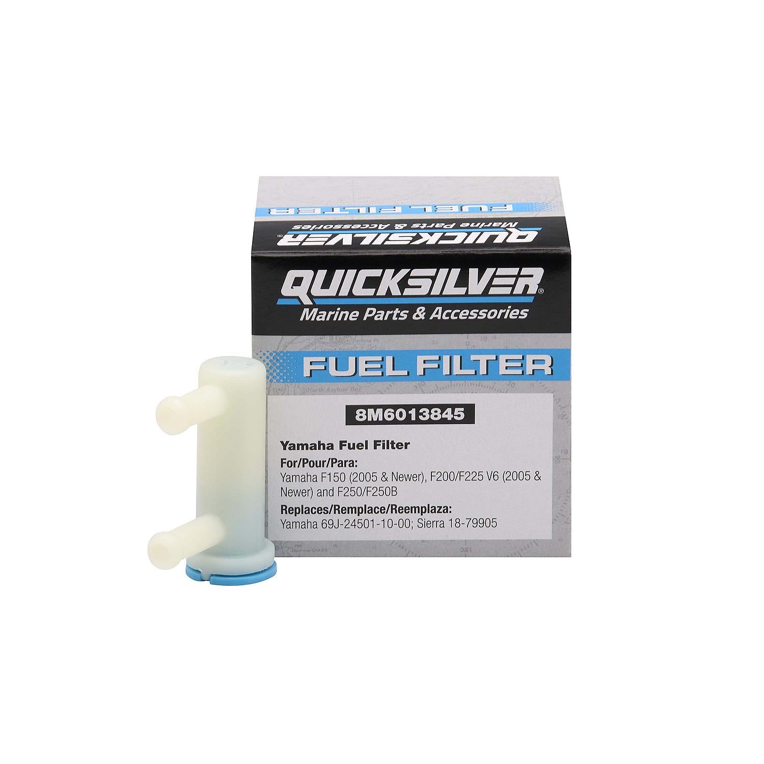 Quicksilver 8M6013845 Fuel Filter for Select F150, F200, F225, F250 and F250B Yamaha Outboards