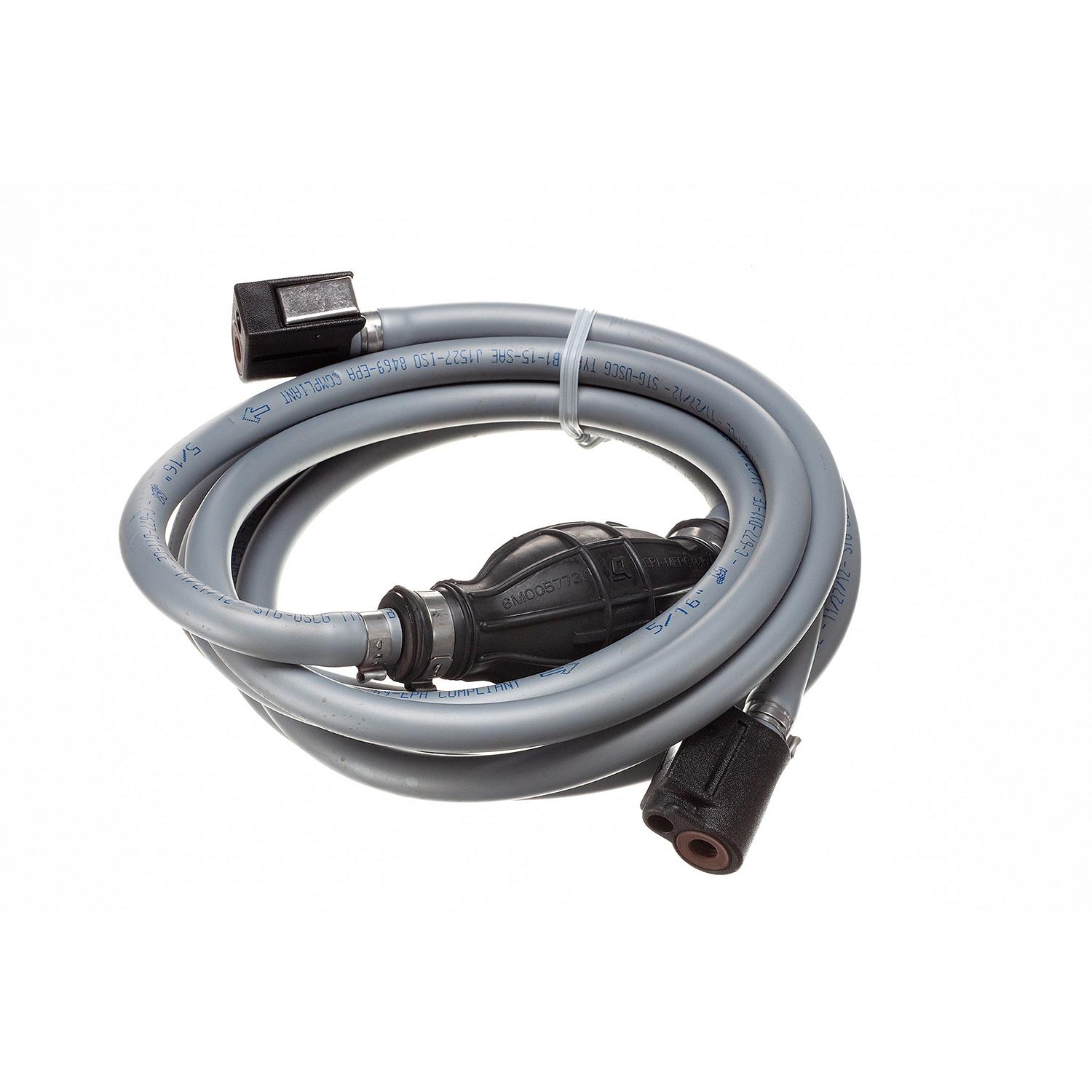 Quicksilver 8M0061888 Fuel Line Assembly, 12 Ft. Long with Primer Bulb