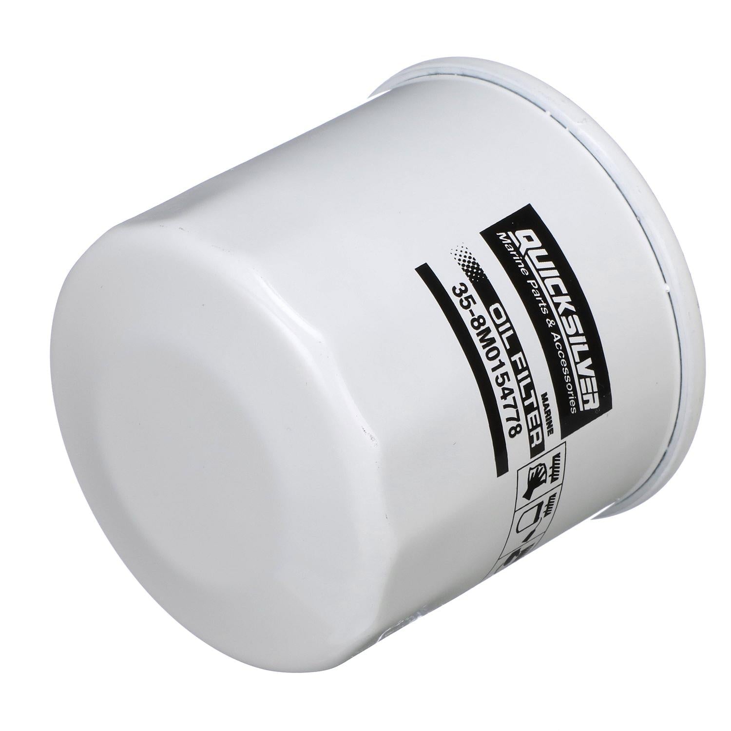 Quicksilver 8M0154778 20 Micron Oil Filter for Various Marine Engines