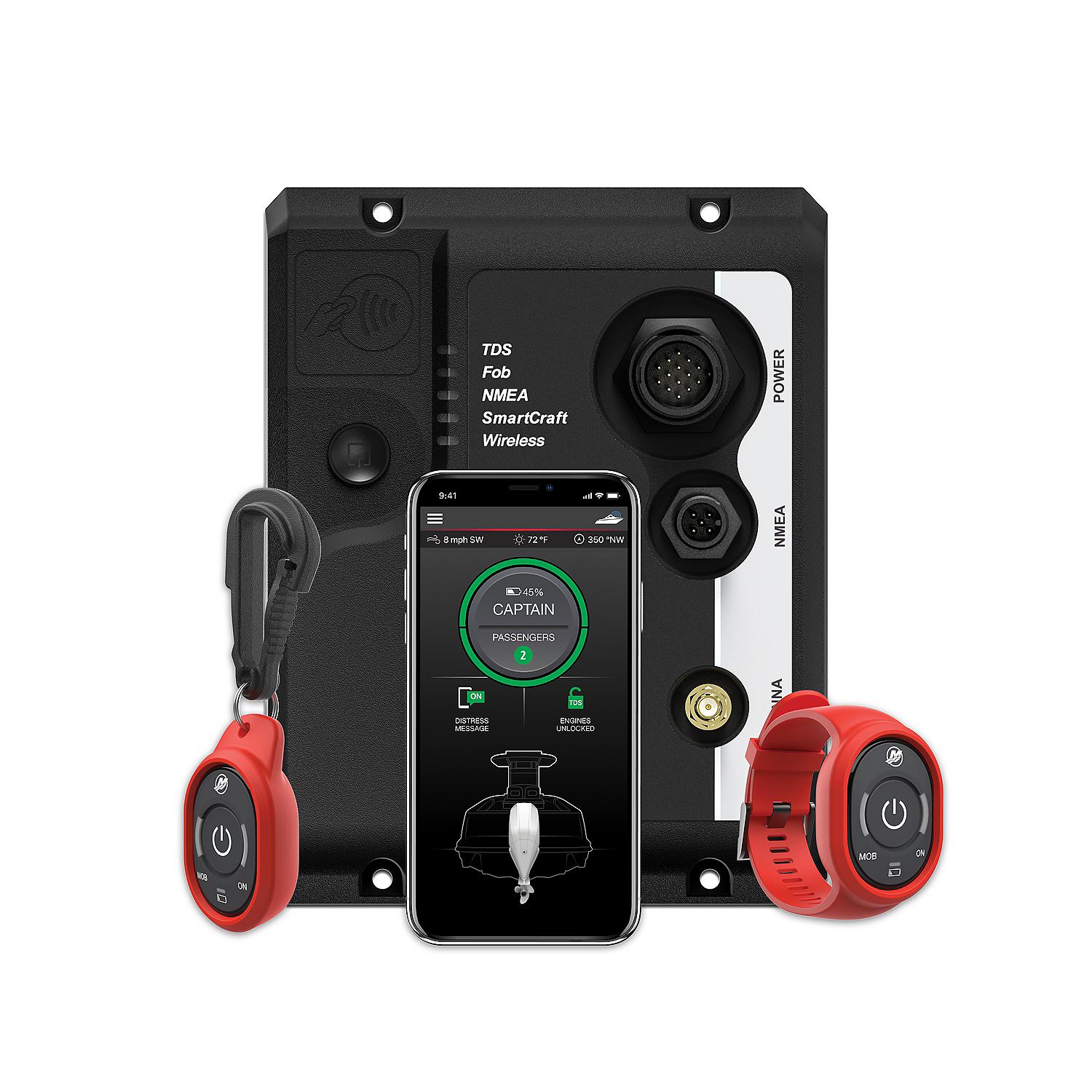 Marine Safety and Security System Kit, Mercury SmartCraft Engines, Single Engine, 8M6007933