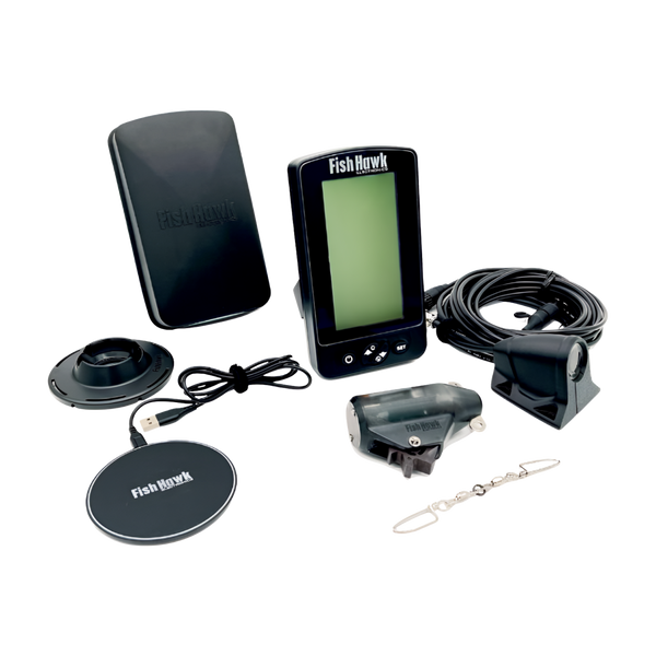 Fish Hawk Lithium Ultra System with Double Wide Transducer