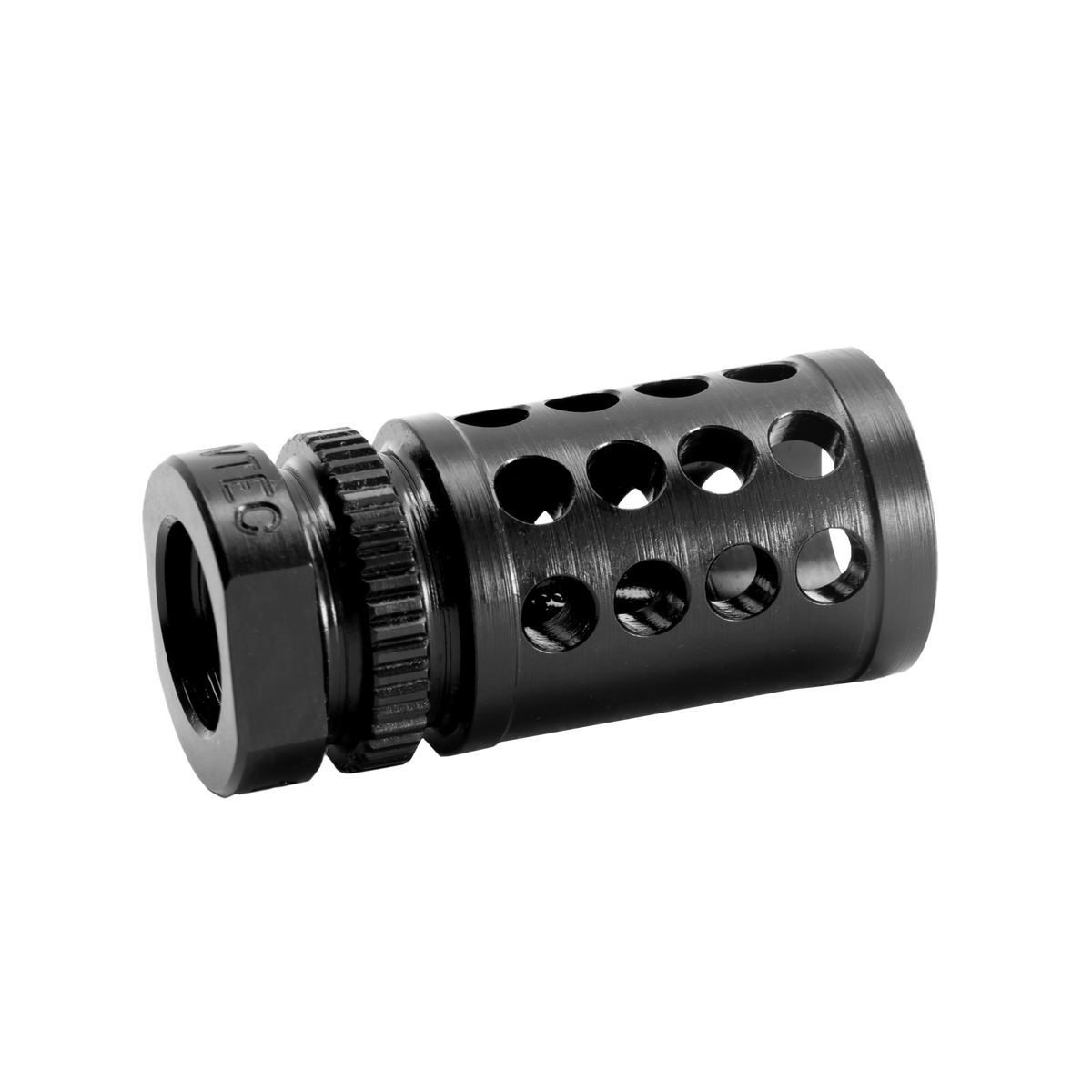 GrovTec G-Nite 9mm 1/2x36 Flash Hider - Black Nitride