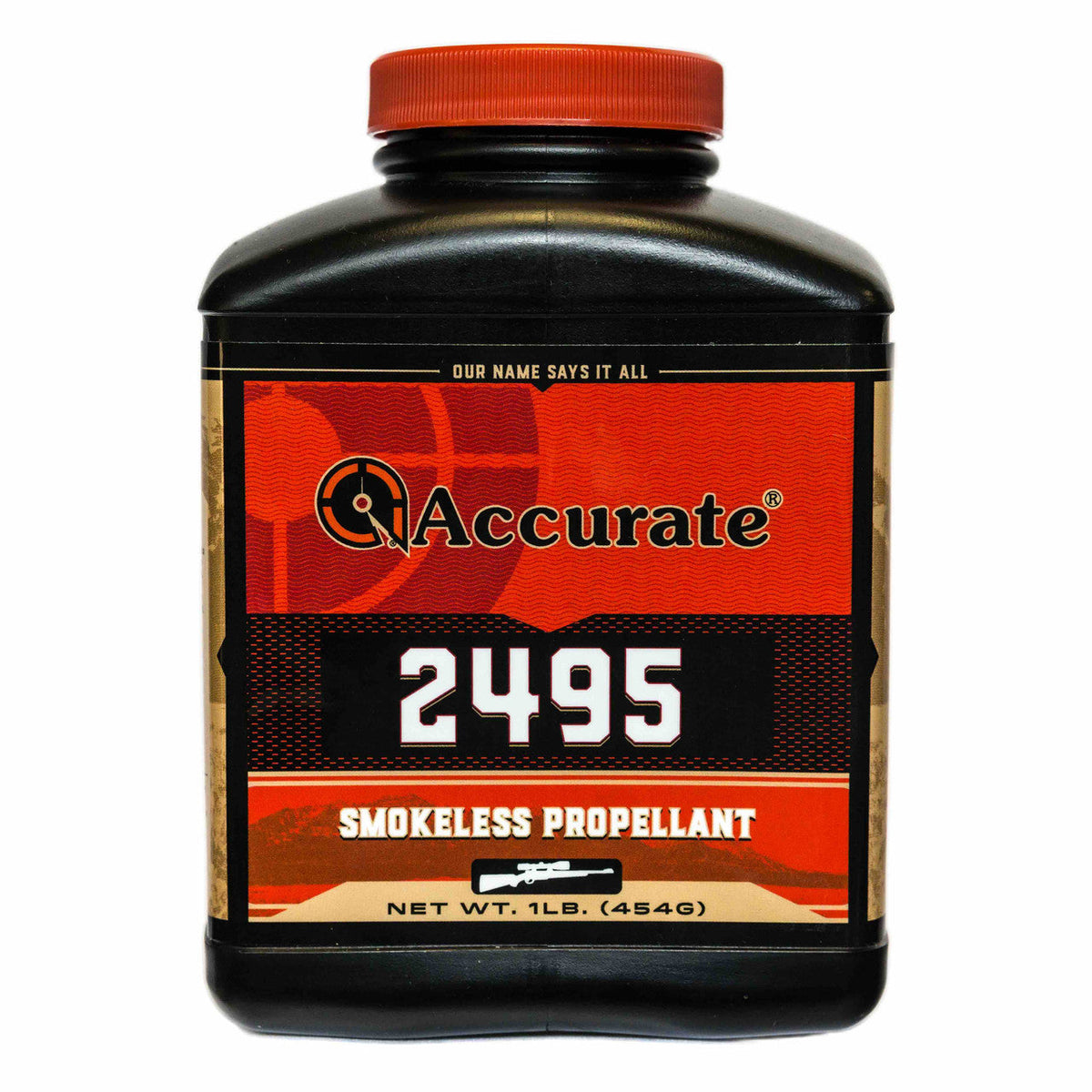 Accurate 2495 smokeless rifle powder 1 lb container