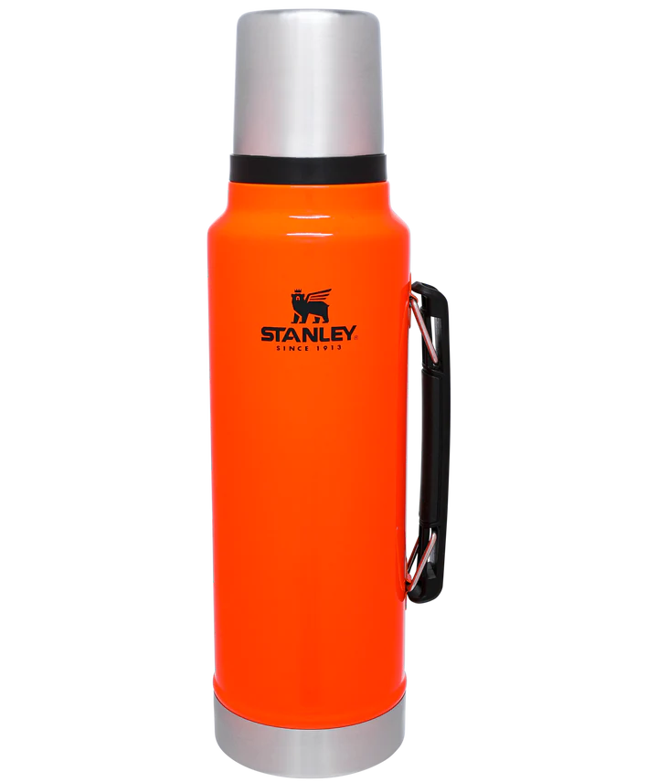 Stanley Classic Legendary 1-5 Qt Blaze Orange BPA Free Insulated Bottle