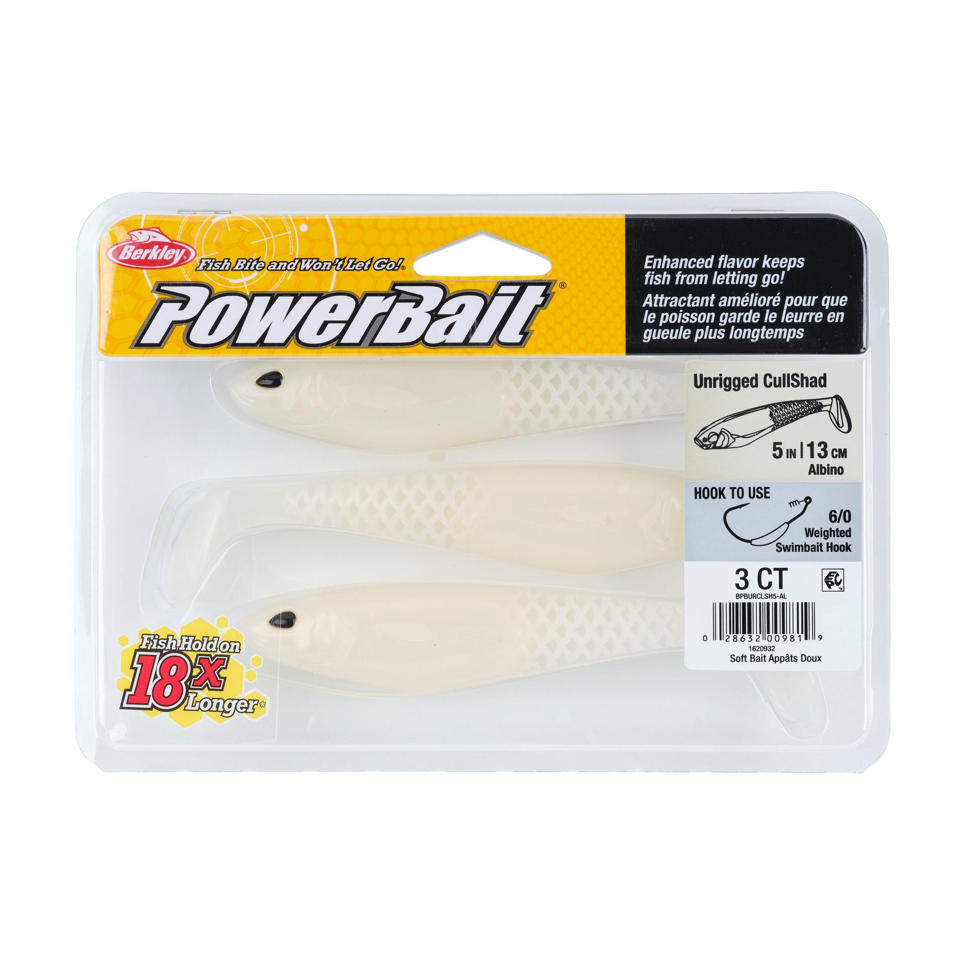 Berkley PowerBait Unrigged CullShad