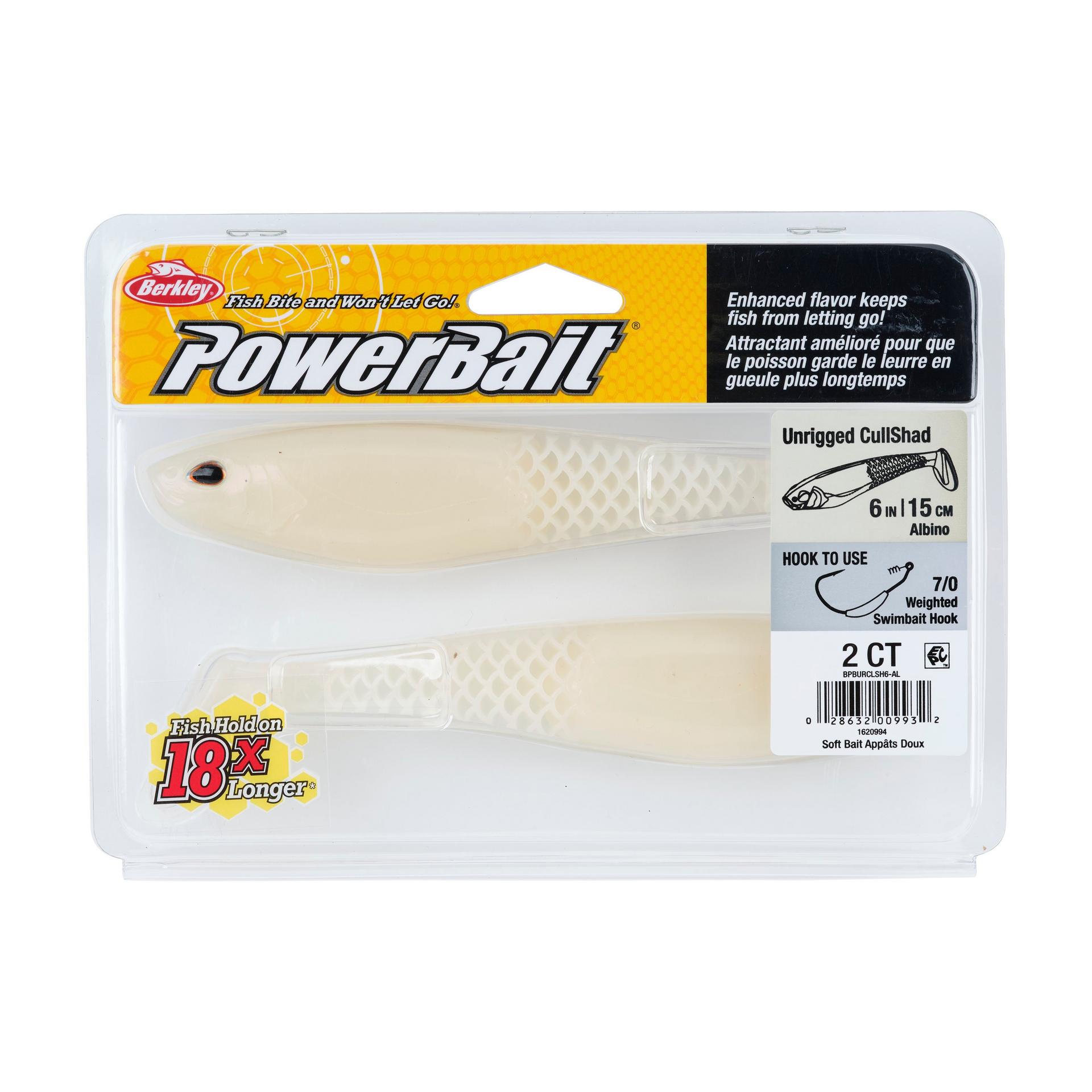 Berkley PowerBait Unrigged CullShad