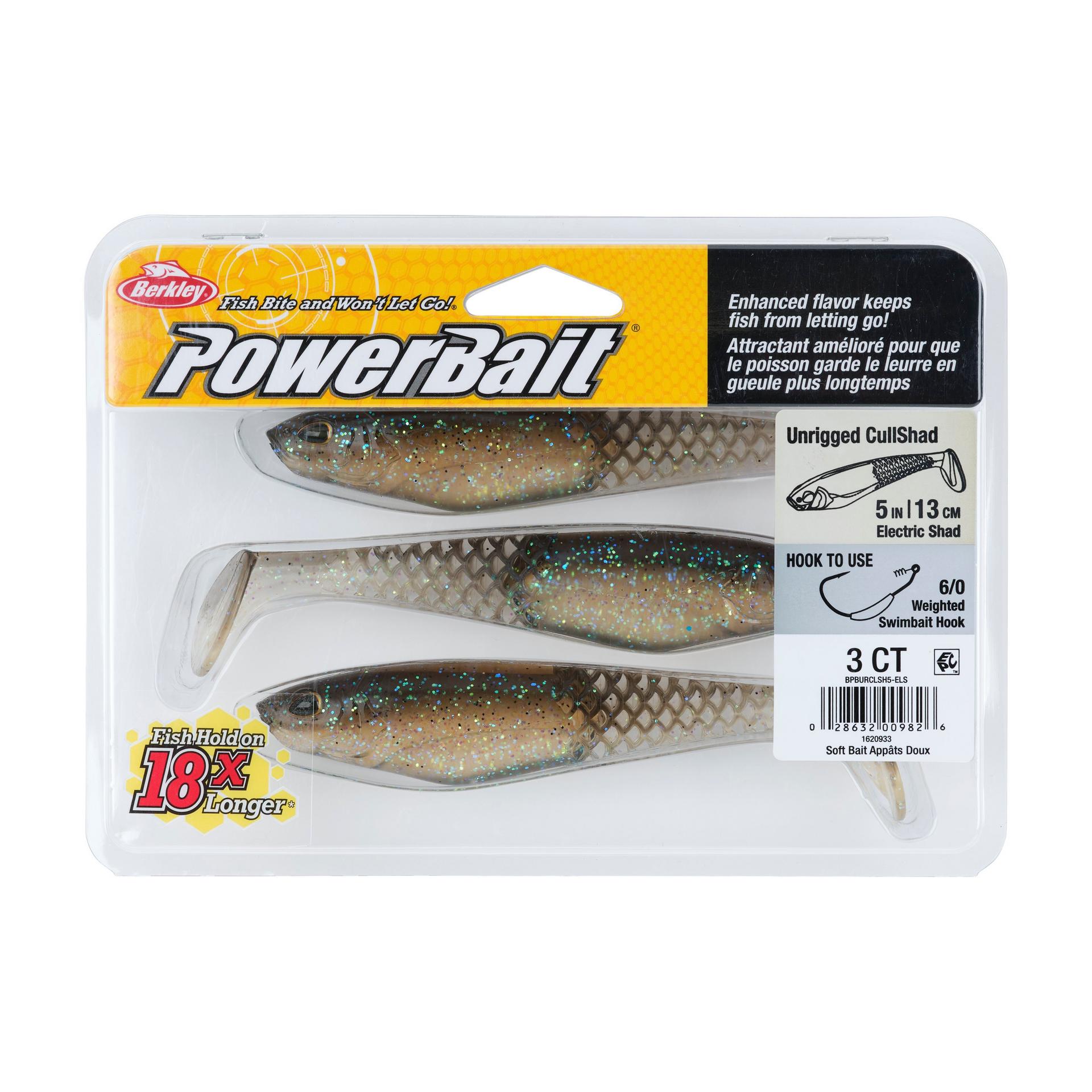Berkley PowerBait Unrigged CullShad