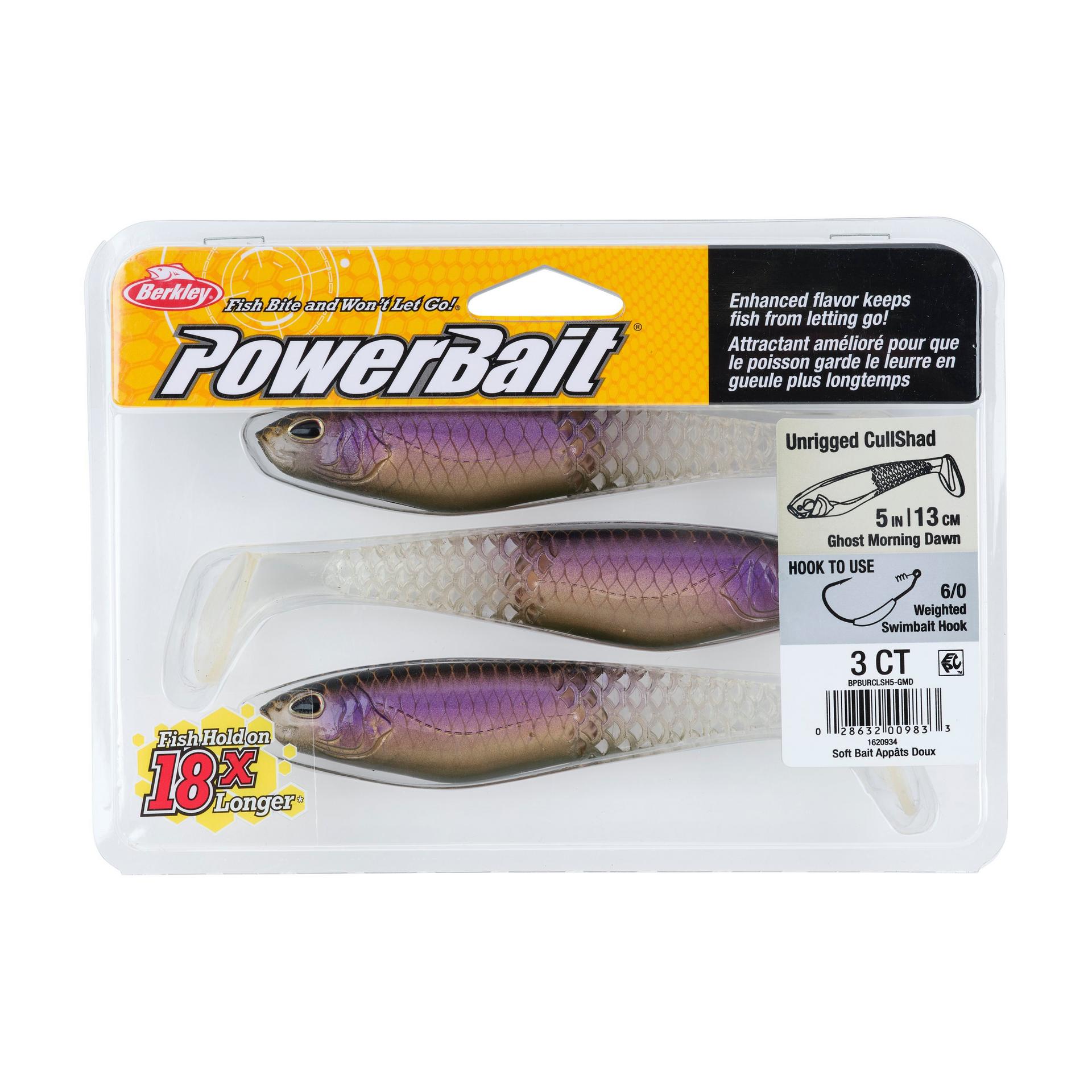 Berkley PowerBait Unrigged CullShad