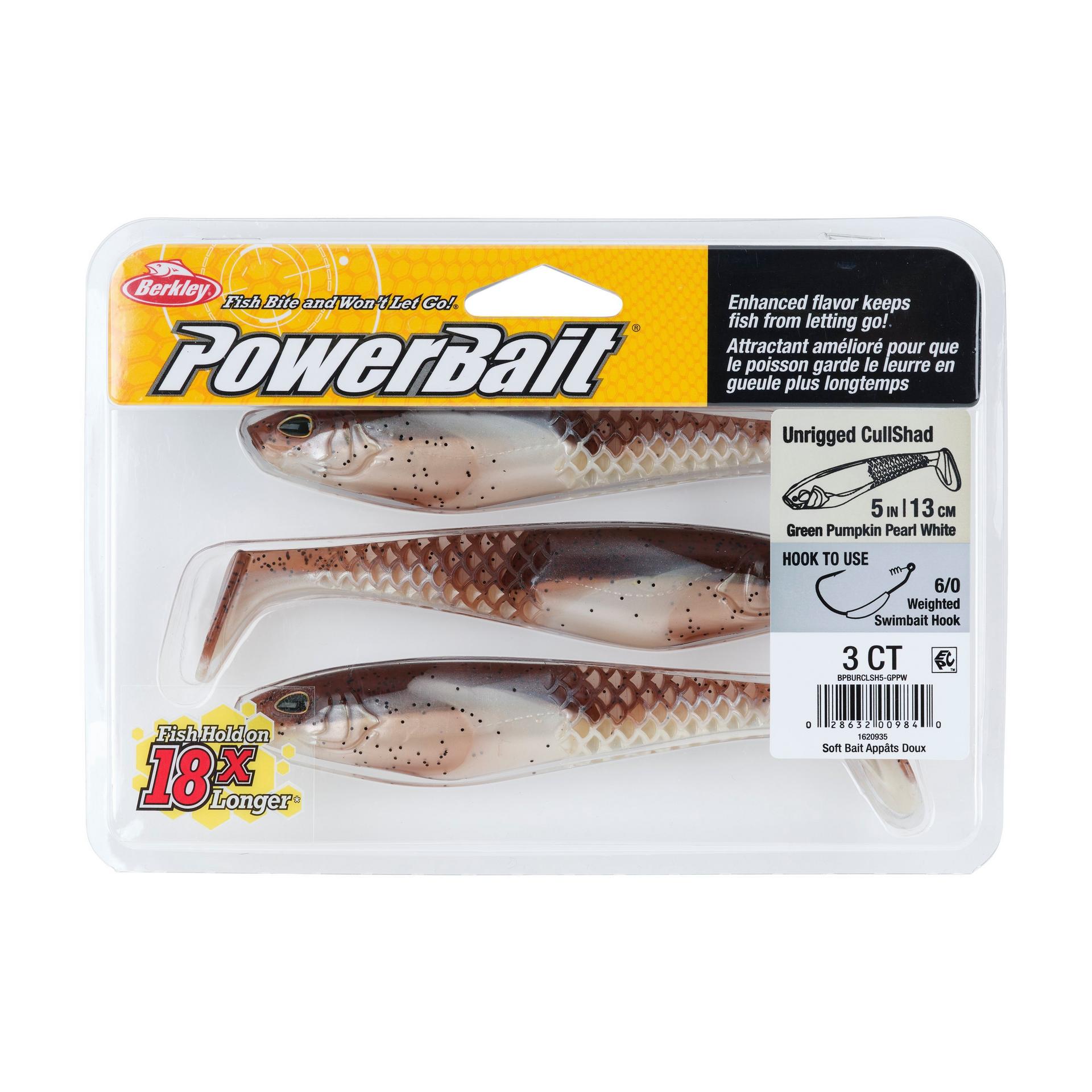 Berkley PowerBait Unrigged CullShad