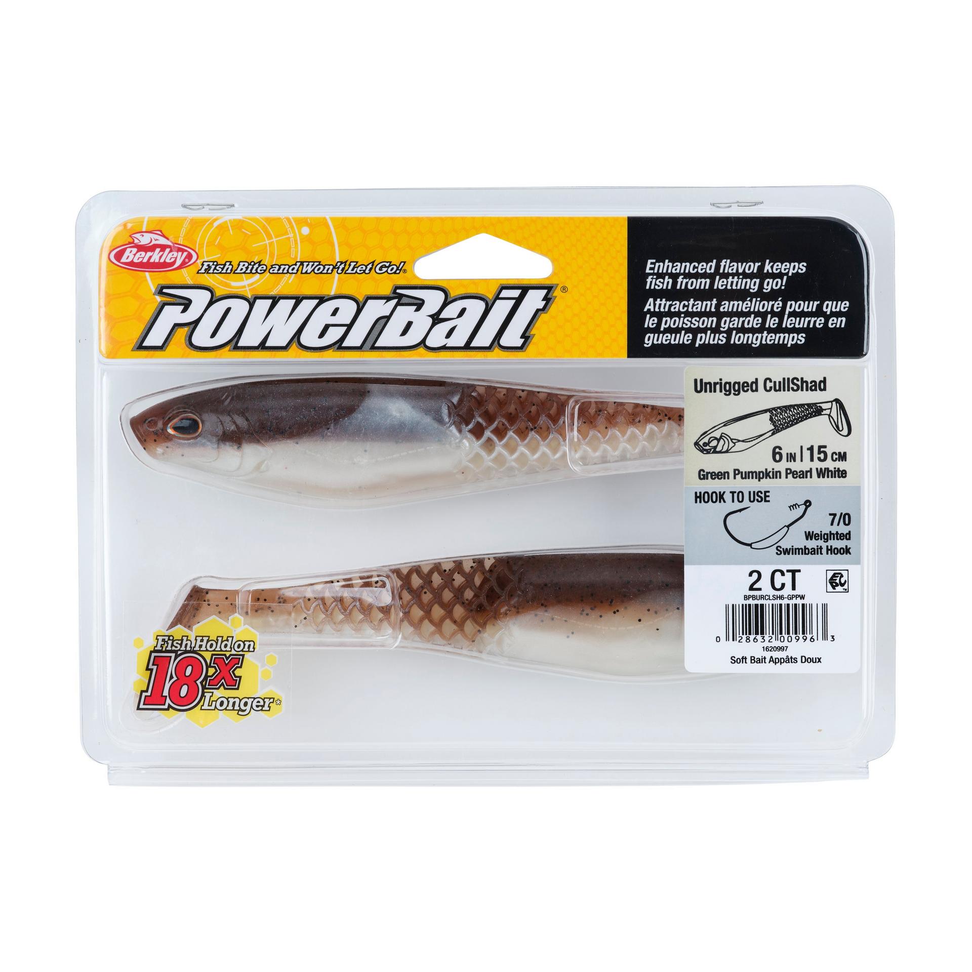 Berkley PowerBait Unrigged CullShad