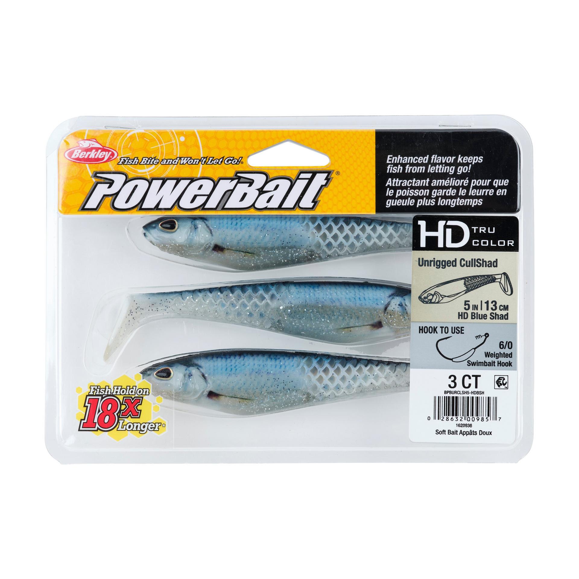 Berkley PowerBait Unrigged CullShad
