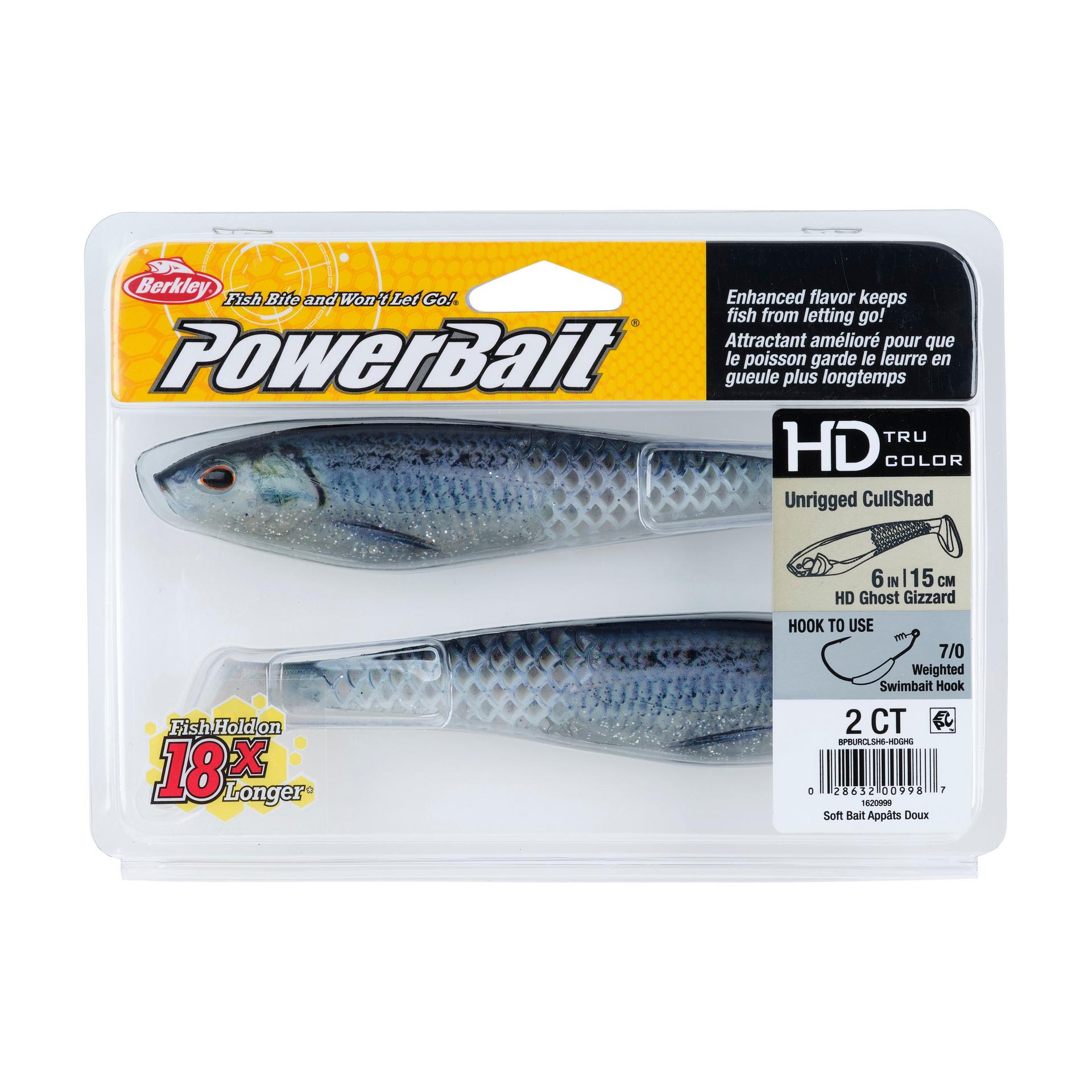 Berkley PowerBait Unrigged CullShad