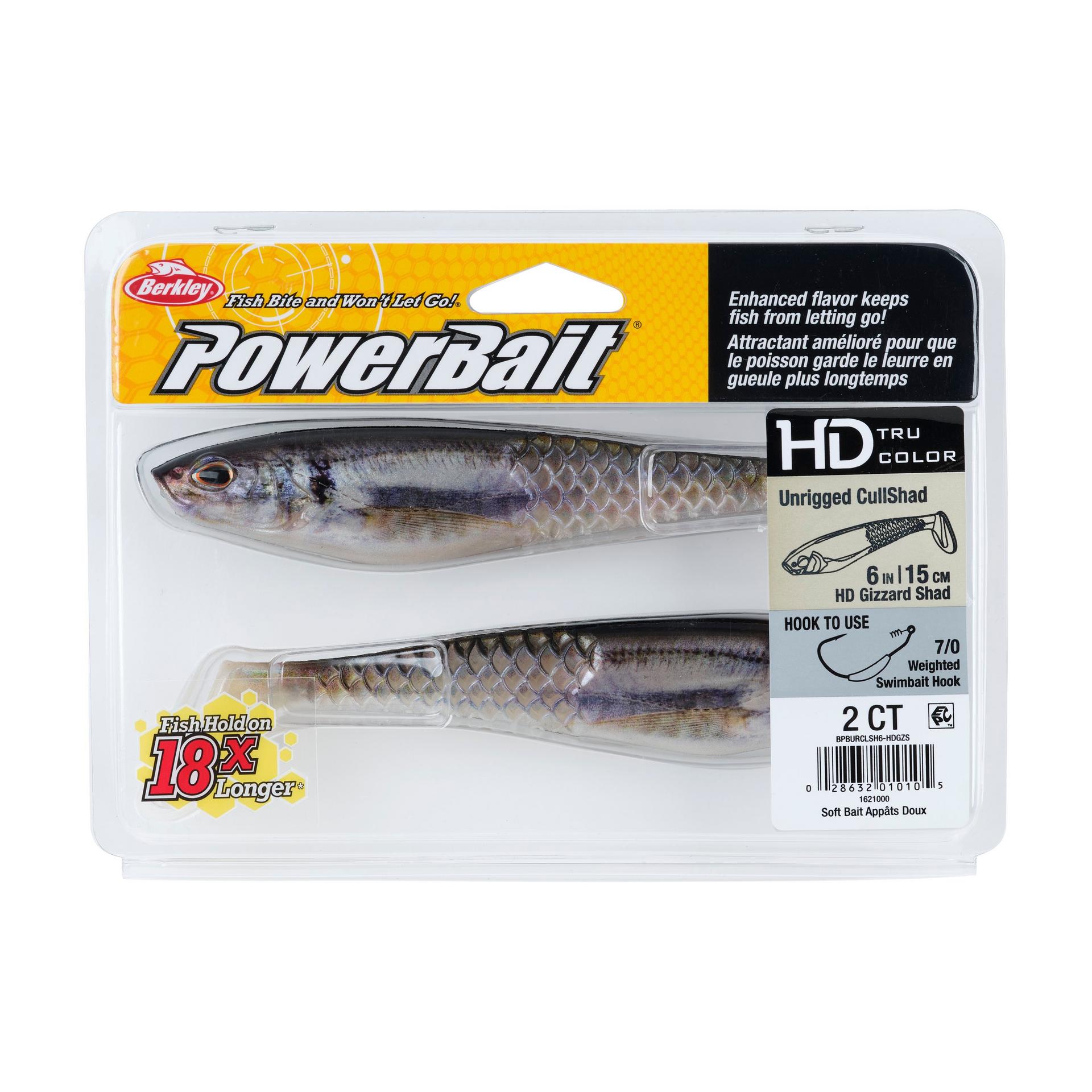 Berkley PowerBait Unrigged CullShad