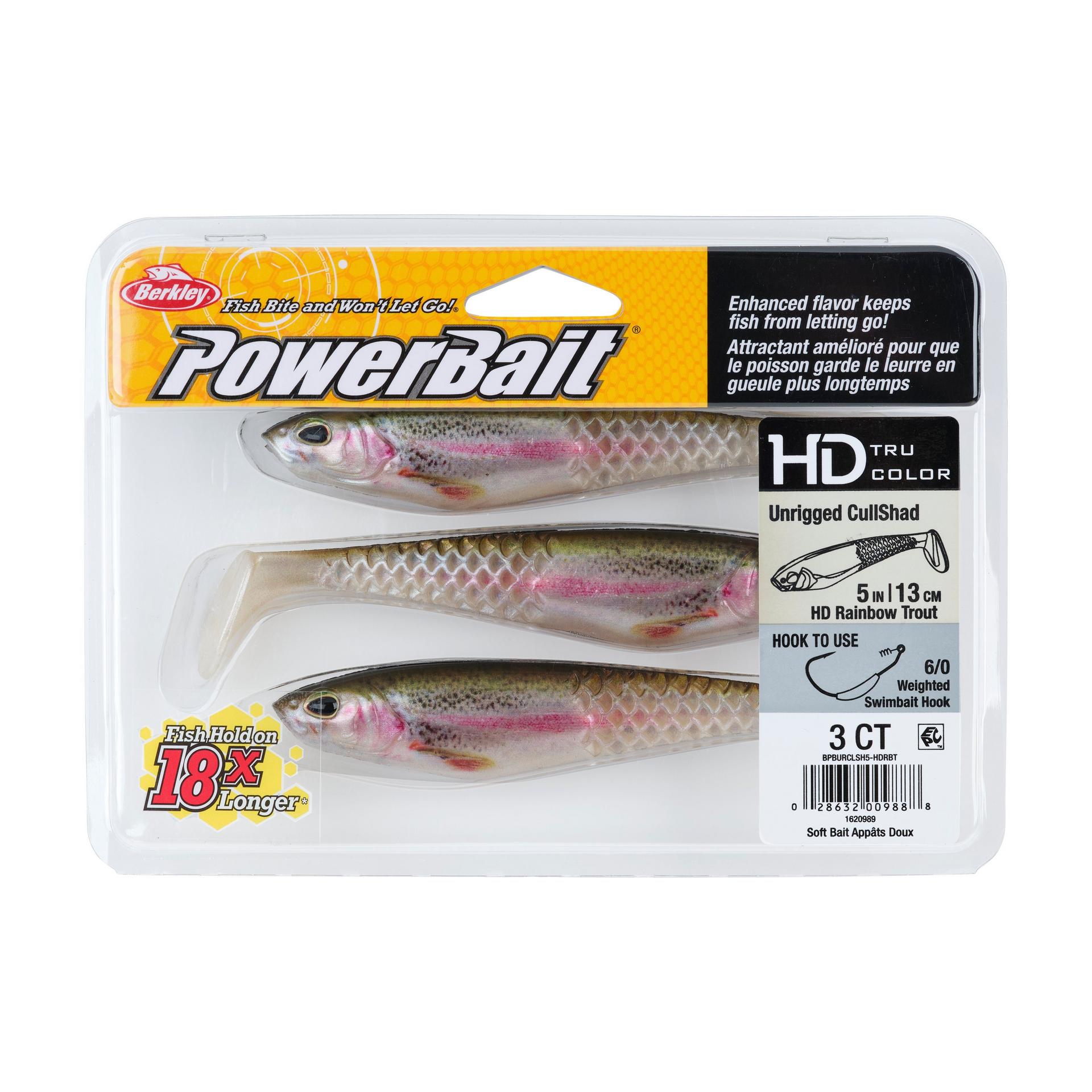 Berkley PowerBait Unrigged CullShad