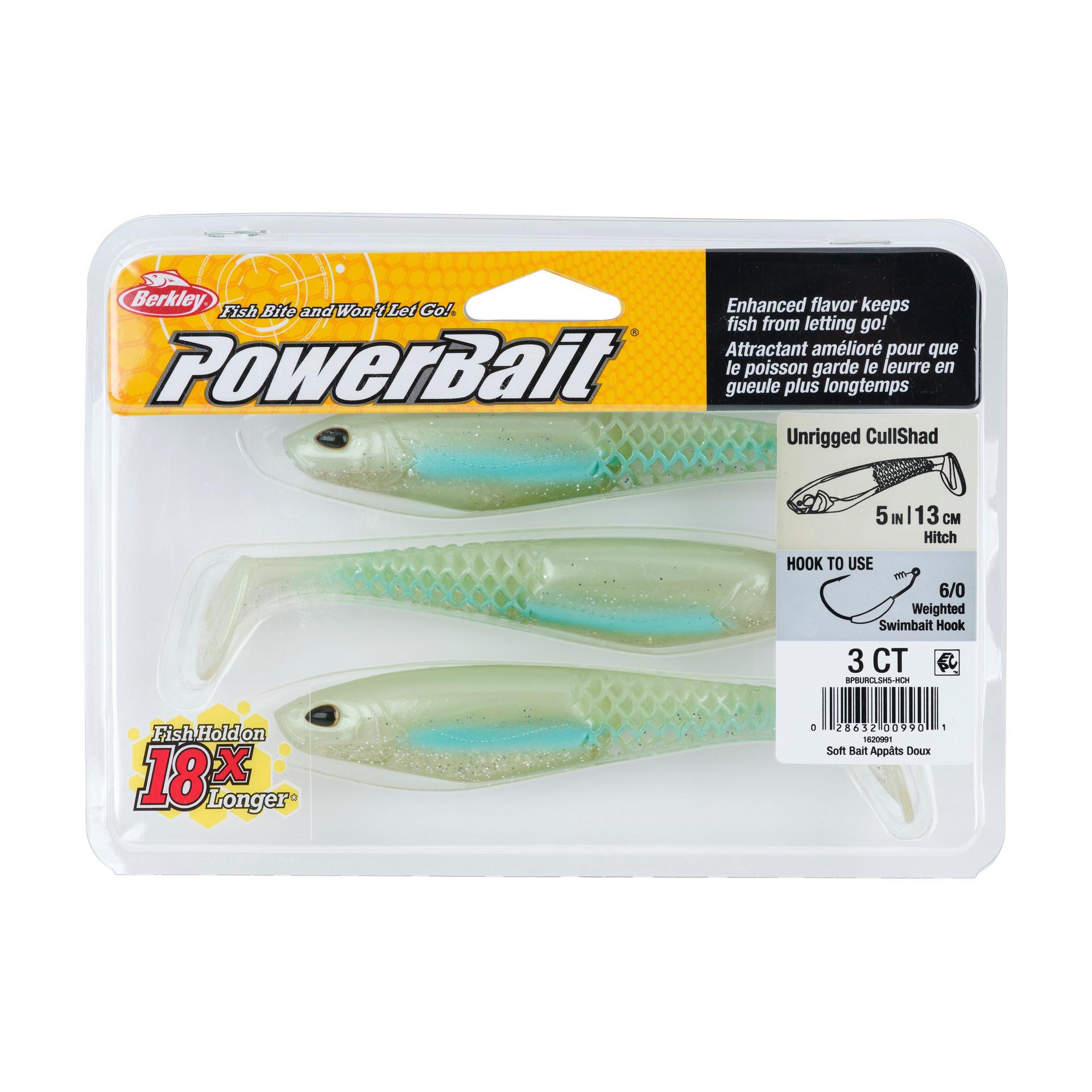 Berkley PowerBait Unrigged CullShad