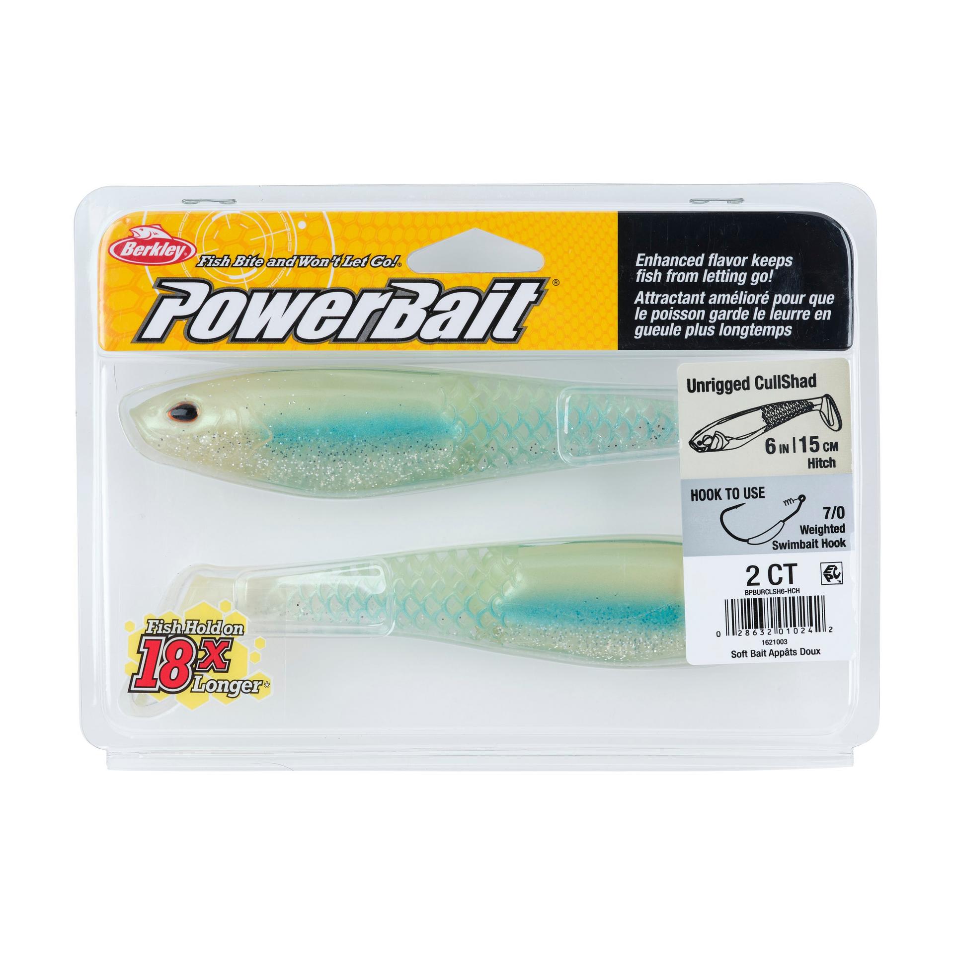 Berkley PowerBait Unrigged CullShad